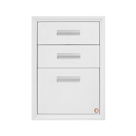 ตู้ลิ้นชัก 3 ชั้น SUPER L 47x66.5 ซม. สีขาว_0