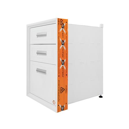 ตู้ลิ้นชัก 3 ชั้น SUPER L 47x66.5 ซม. สีขาว_1