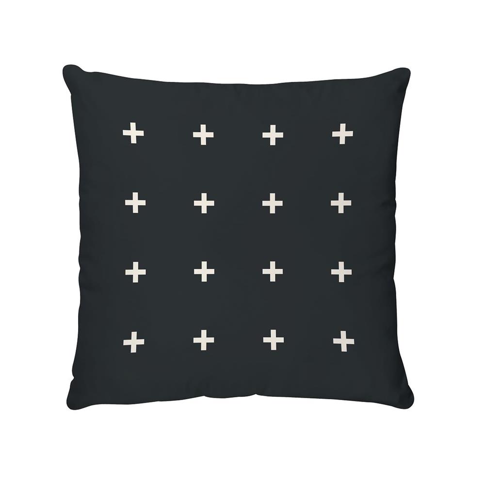 หมอนอิง HOME LIVING STYLE PLUS 18X18 นิ้ว สีดำ_1