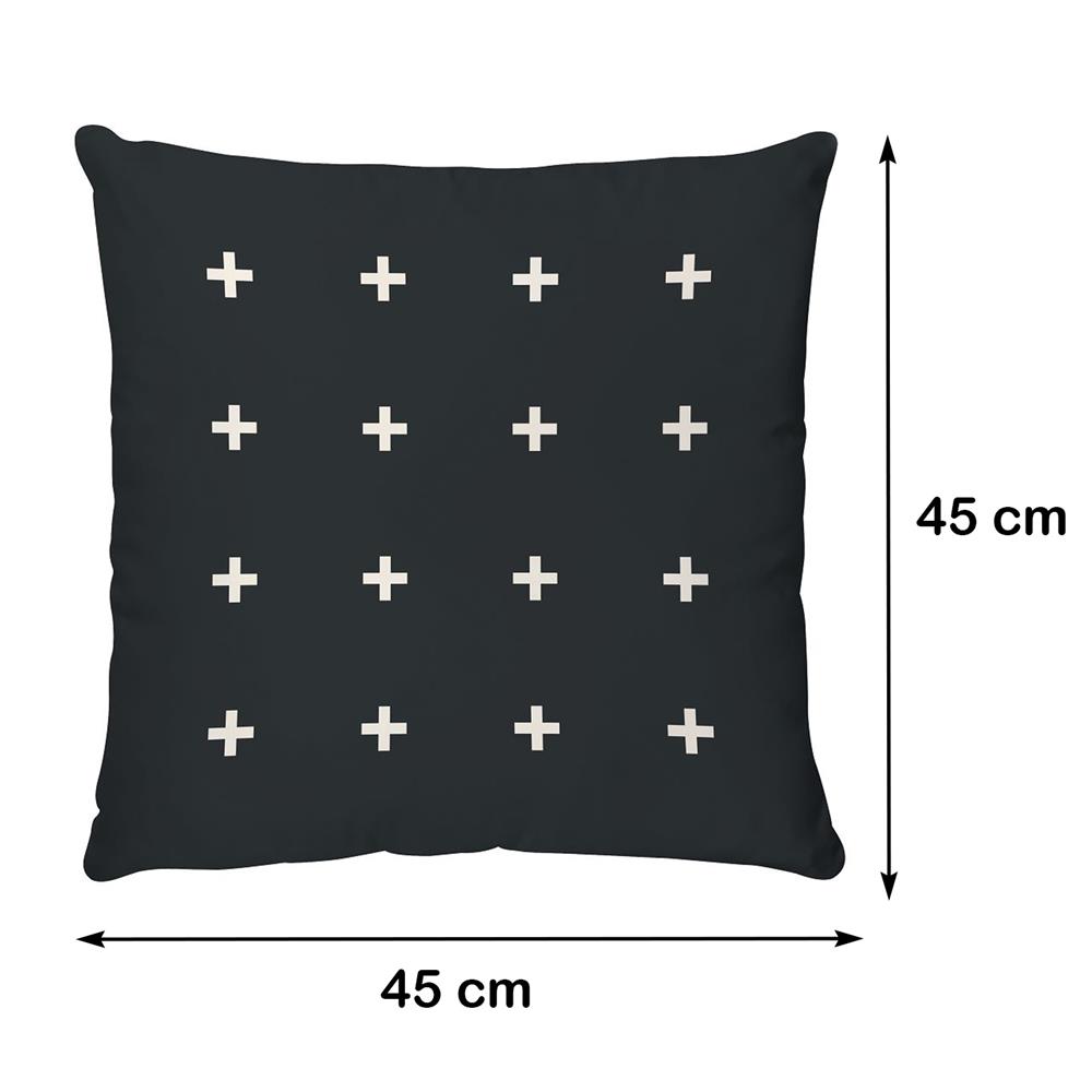 หมอนอิง HOME LIVING STYLE PLUS 18X18 นิ้ว สีดำ