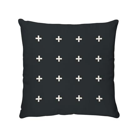 หมอนอิง HOME LIVING STYLE PLUS 18X18 นิ้ว สีดำ