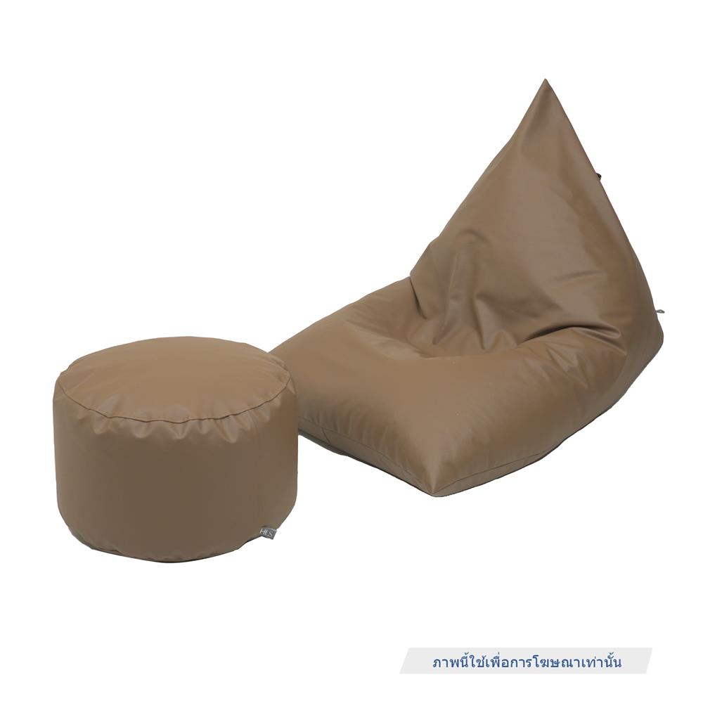 เบาะรองนั่ง HOME LIVING STYLE LOG 19X19 นิ้ว สีน้ำตาล