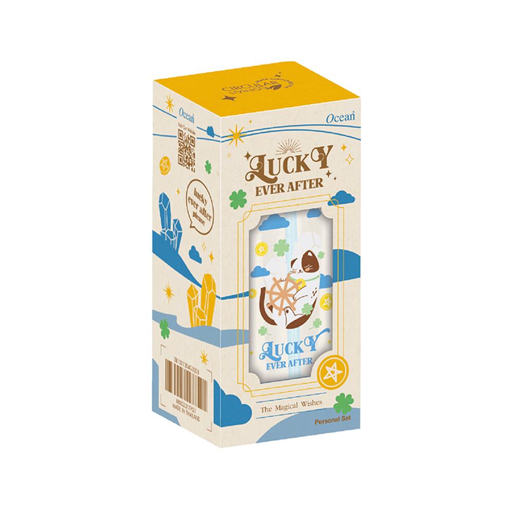 แก้วน้ำ 570 มล. OCEAN GLASS NEKO FORTUNE