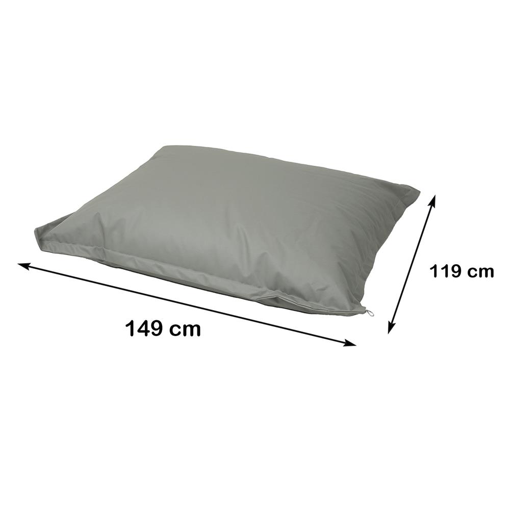 เบาะรองนั่ง HOME LIVING STYLE LAND 47X59 นิ้ว สีเทา