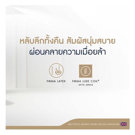 ที่นอน 3.5 ฟุต DUNLOPILLO RAPTURE II พร้อมหมอนหนุน 1 ชิ้น_6