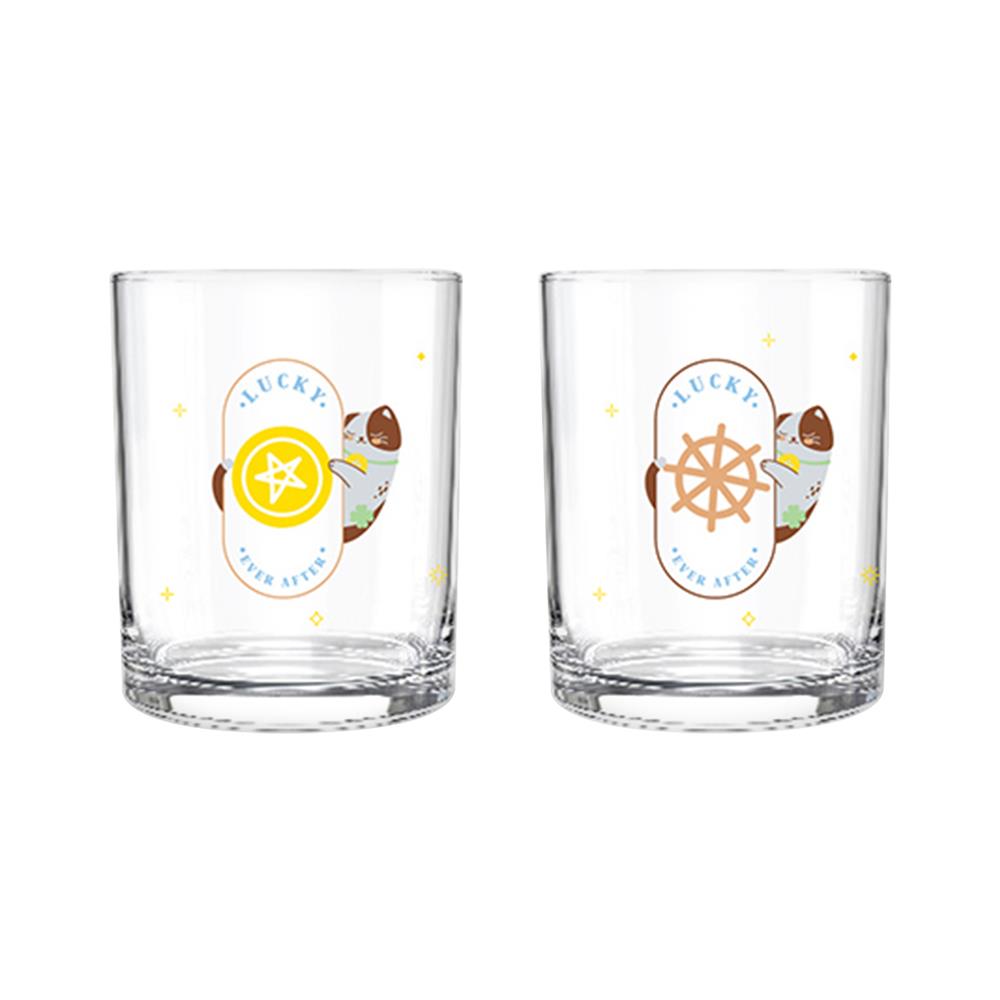 แก้วน้ำ 285 มล. พร้อมเหยือก 1.39 ลิตร OCEAN GLASS NEKO FORTUNE FAMILY แพ็ก 5 ใบ