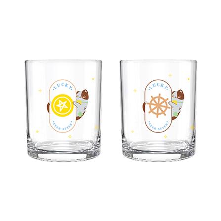 แก้วน้ำ 285 มล. พร้อมเหยือก 1.39 ลิตร OCEAN GLASS NEKO FORTUNE FAMILY แพ็ก 5 ใบ_1