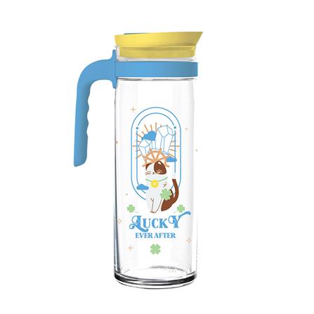 แก้วน้ำ 285 มล. พร้อมเหยือก 1.39 ลิตร OCEAN GLASS NEKO FORTUNE FAMILY แพ็ก 5 ใบ_2