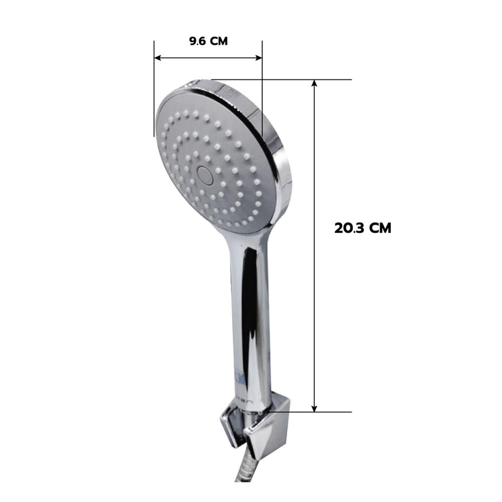 ชุดฝักบัวสายอ่อน 1 ระดับ MOYA MY-SH01CR-5117 สีโครม