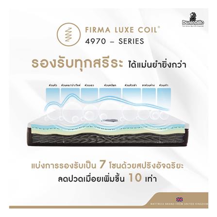 ที่นอน 6 ฟุต DUNLOPILLO RAPTURE III พร้อมหมอนหนุน 2 ชิ้น_10