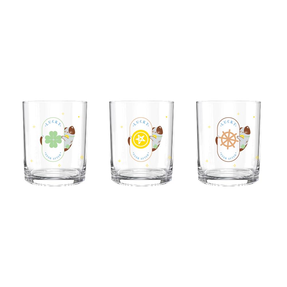 แก้วน้ำ 285 มล. OCEAN GLASS NEKO FORTUNE DRINK แพ็ก 6 ใบ