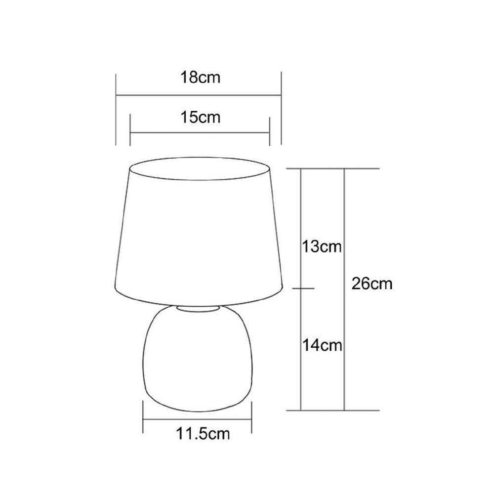 ไฟตั้งโต๊ะ CARINI D4843S สีขาว/เขียว