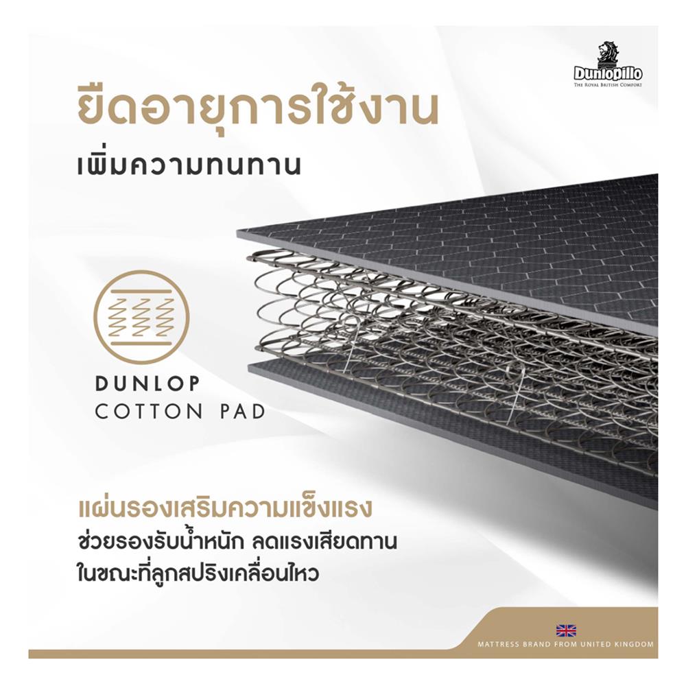 ที่นอน 3.5 ฟุต DUNLOPILLO RAPTURE l พร้อมหมอนหนุน 1 ชิ้น