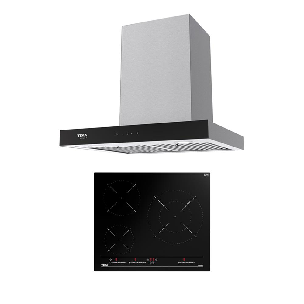 เตาฝัง+เครื่องดูดควัน LINEA IBC 63015+LDH TC 60