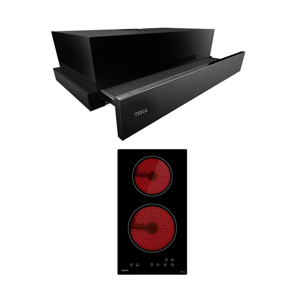 เตาฝัง+เครื่องดูดควัน TEKA VE2 NK+TLR2 62 BK