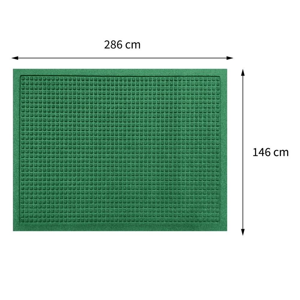 พรมเช็ดเท้าดักฝุ่น KLEEN-TEX WHII 146X286 ซม. สีเขียว