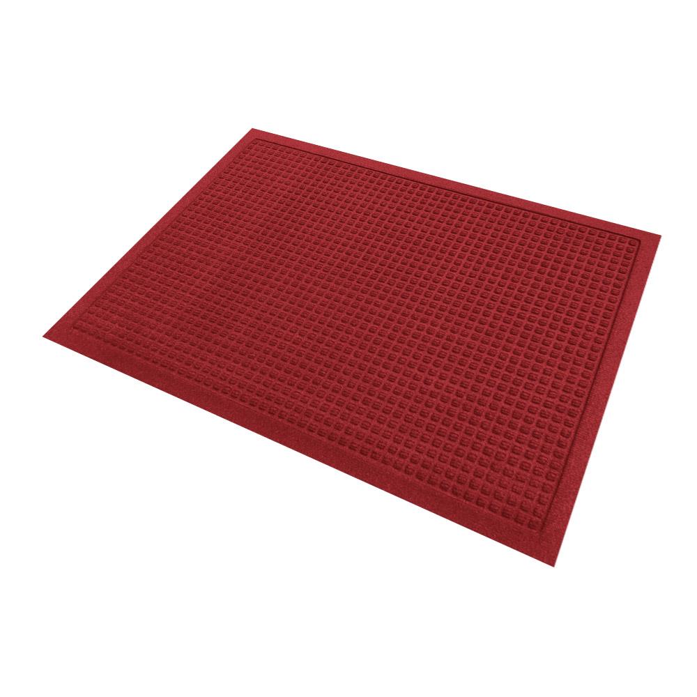 พรมเช็ดเท้าดักฝุ่น KLEEN-TEX WHII 62X88 ซม. สีแดง