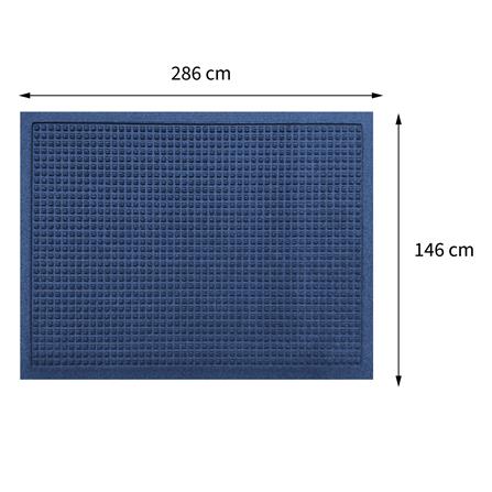 พรมเช็ดเท้าดักฝุ่น KLEEN-TEX WHII 146X286 ซม. สีกรมท่า_7