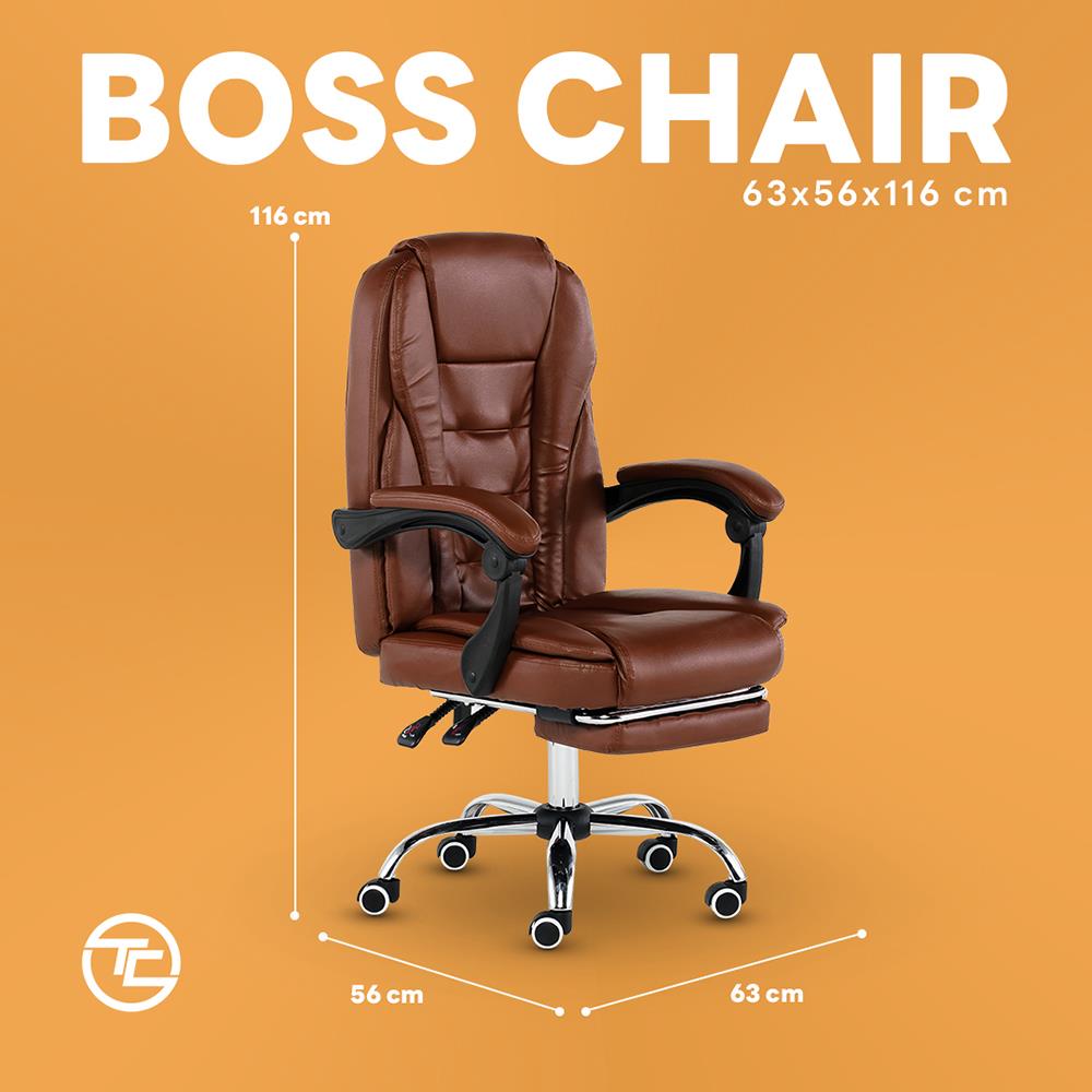 เก้าอี้สำนักงาน TIGER CHAIR BOSS สีดำ