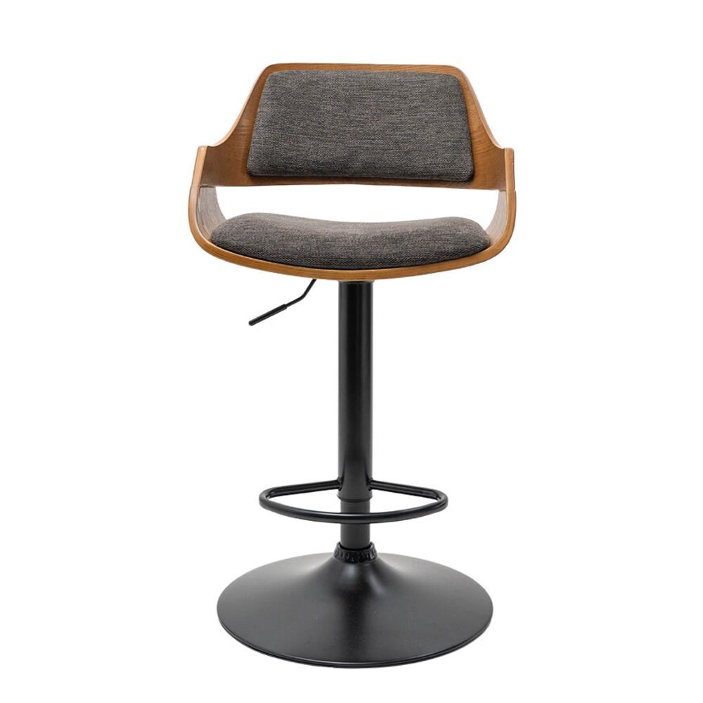 เก้าอี้บาร์ FURINTREND BREGO สีเทาเข้ม