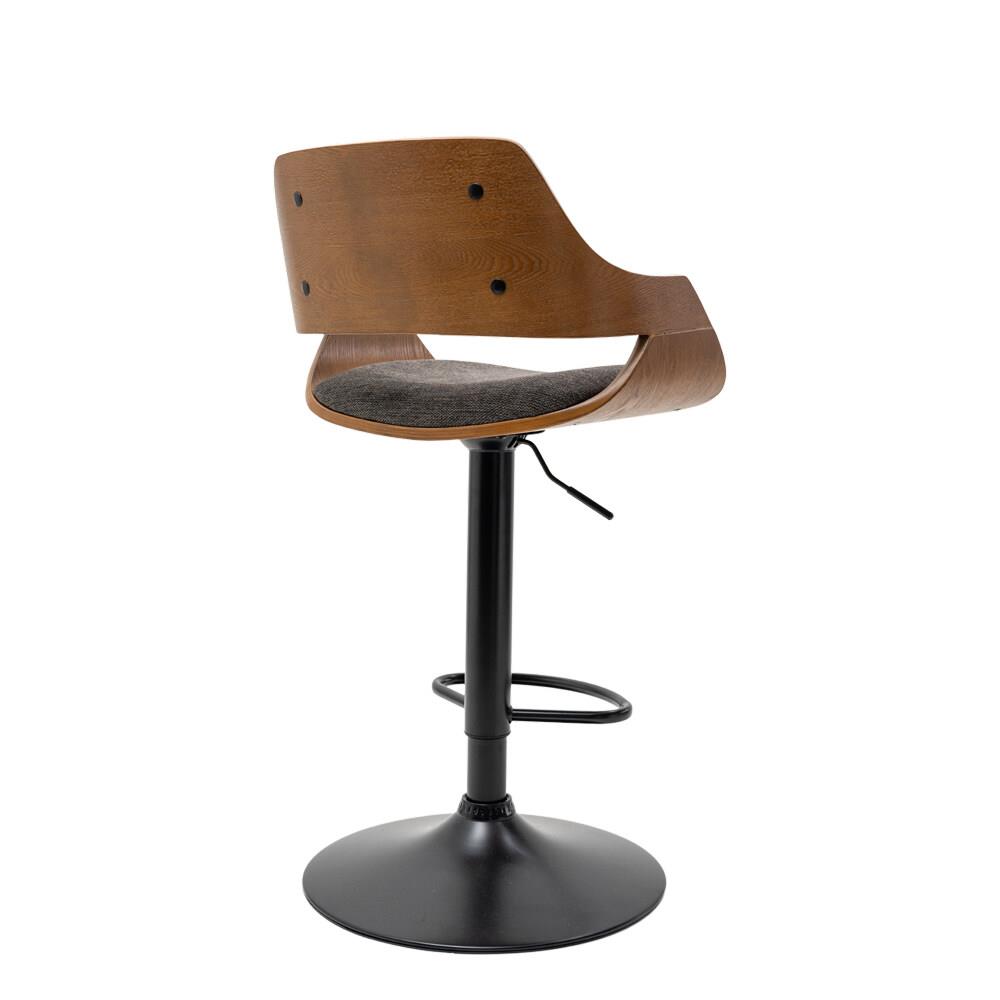 เก้าอี้บาร์ FURINTREND BREGO สีเทาเข้ม