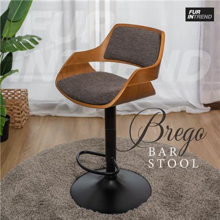 เก้าอี้บาร์ FURINTREND BREGO สีเทาเข้ม_2