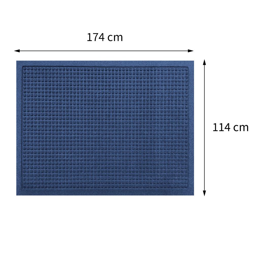 พรมเช็ดเท้าดักฝุ่น KLEEN-TEX WHII 114X174 ซม. สีกรมท่า