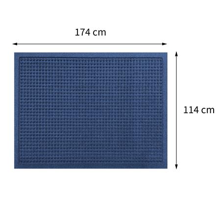 พรมเช็ดเท้าดักฝุ่น KLEEN-TEX WHII 114X174 ซม. สีกรมท่า_7