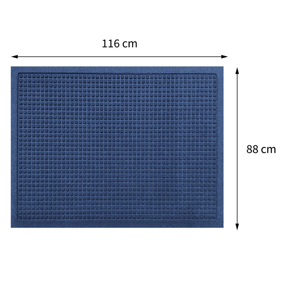 พรมเช็ดเท้าดักฝุ่น KLEEN-TEX WHII 88X116 ซม. สีกรมท่า