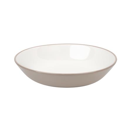 จานบัวลึกเซรามิก 7 นิ้ว KECH CANTAL สีเบจ