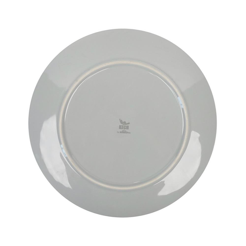 จานบัวเซรามิก 10 นิ้ว KECH CANTAL สีเทา