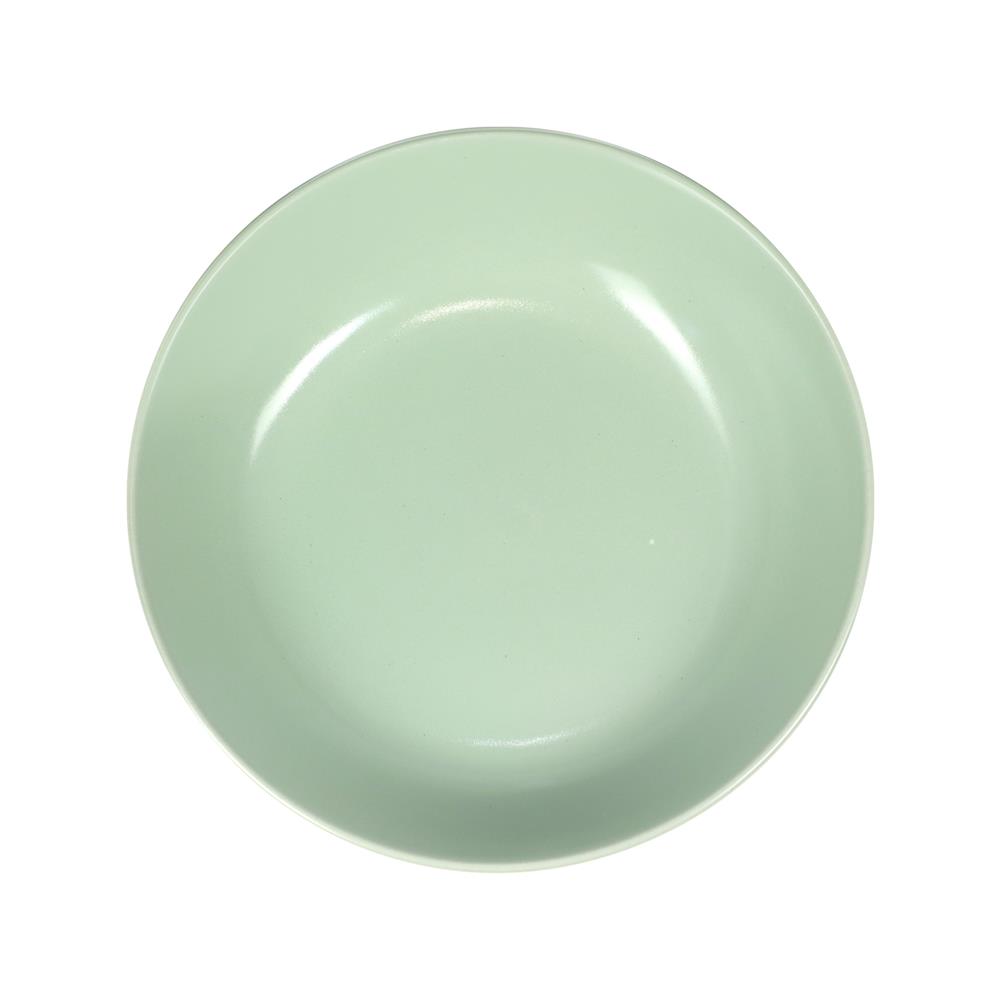 จานลึกเซรามิก 7 นิ้ว KECH LANZO สีเขียว