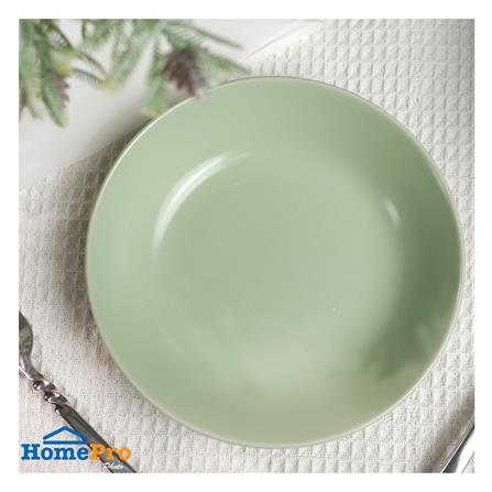 จานลึกเซรามิก 7 นิ้ว KECH LANZO สีเขียว_3