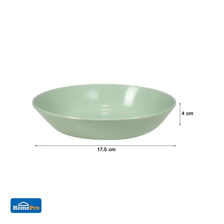จานลึกเซรามิก 7 นิ้ว KECH LANZO สีเขียว_4