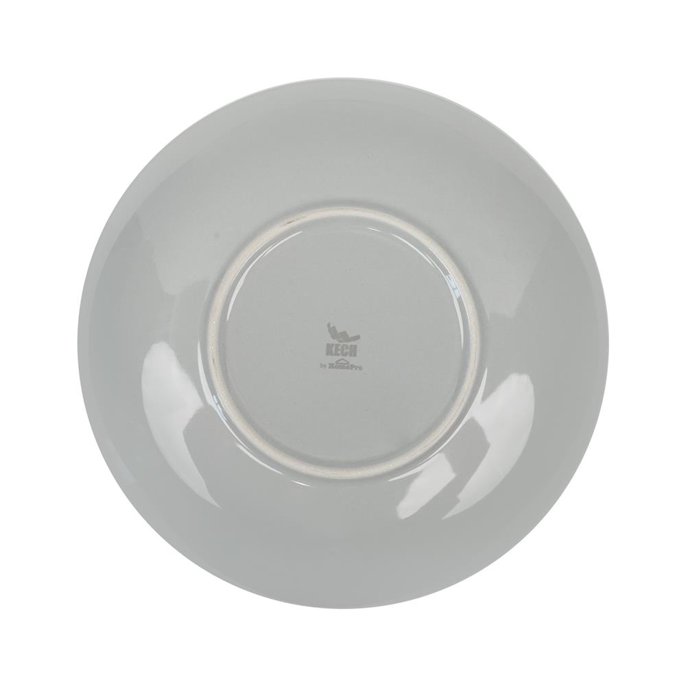 จานบัวลึกเซรามิก 9 นิ้ว KECH CANTAL สีเทา