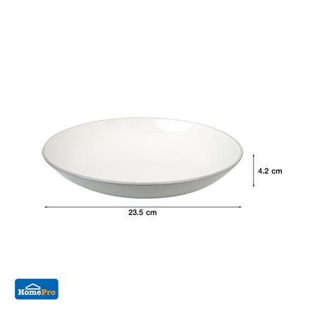 จานบัวลึกเซรามิก 9 นิ้ว KECH CANTAL สีเทา_4