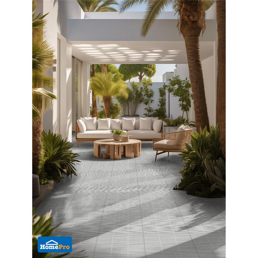 กระเบื้องพื้นพอร์ซเลน  40x40 ซม. CERGRES เบนจิโร่ เทา A 0.96 ตร.ม.