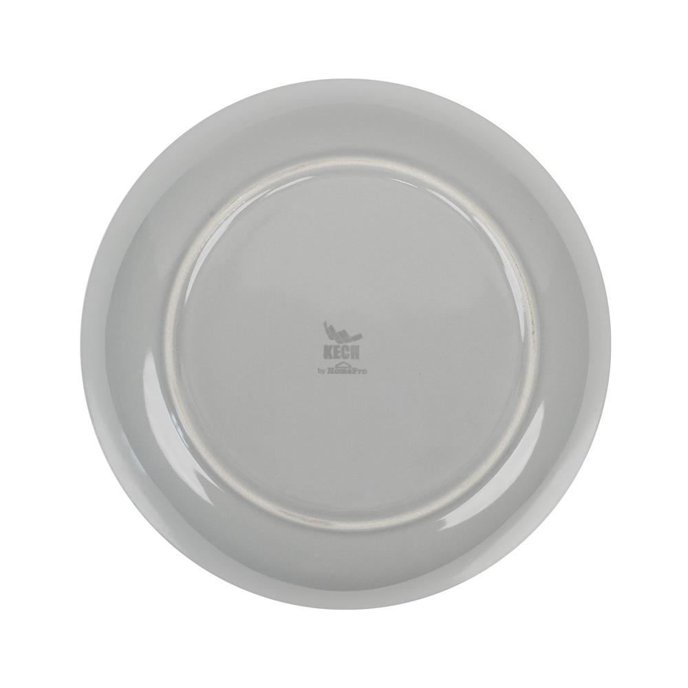 จานบัวลึกเซรามิก 8 นิ้ว KECH CANTAL สีเทา