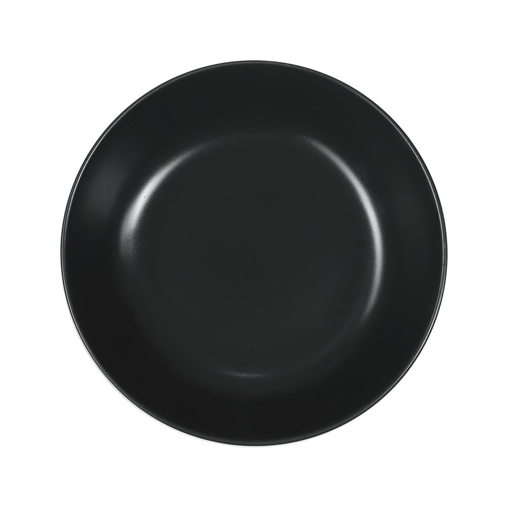 จานลึกเซรามิก 7 นิ้ว KECH LANZO สีดำ