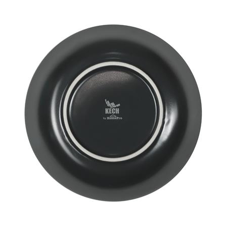 จานลึกเซรามิก 7 นิ้ว KECH LANZO สีดำ_2