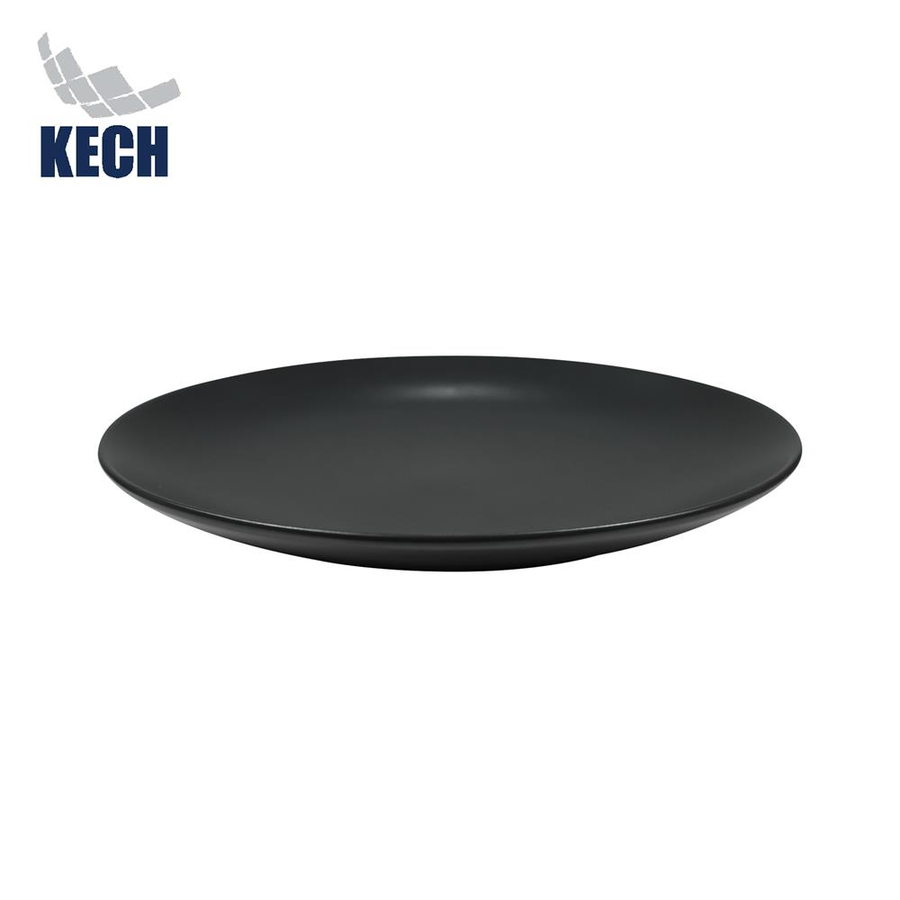 จานบัวเซรามิก 7.5 นิ้ว KECH LANZO สีดำ_1