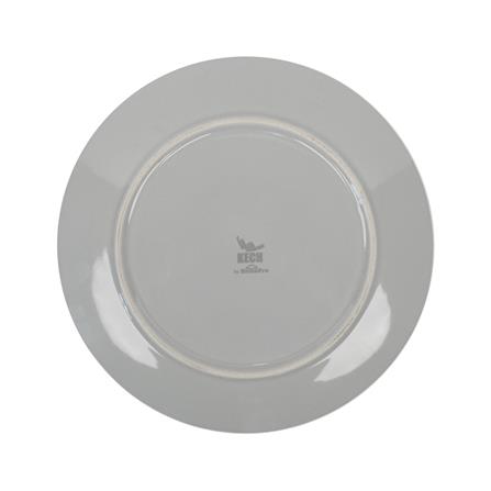 จานบัวเซรามิก 8 นิ้ว KECH CANTAL สีเทา_2