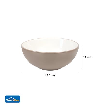 ชามเซรามิก 6 นิ้ว KECH CANTAL สีเบจ_5