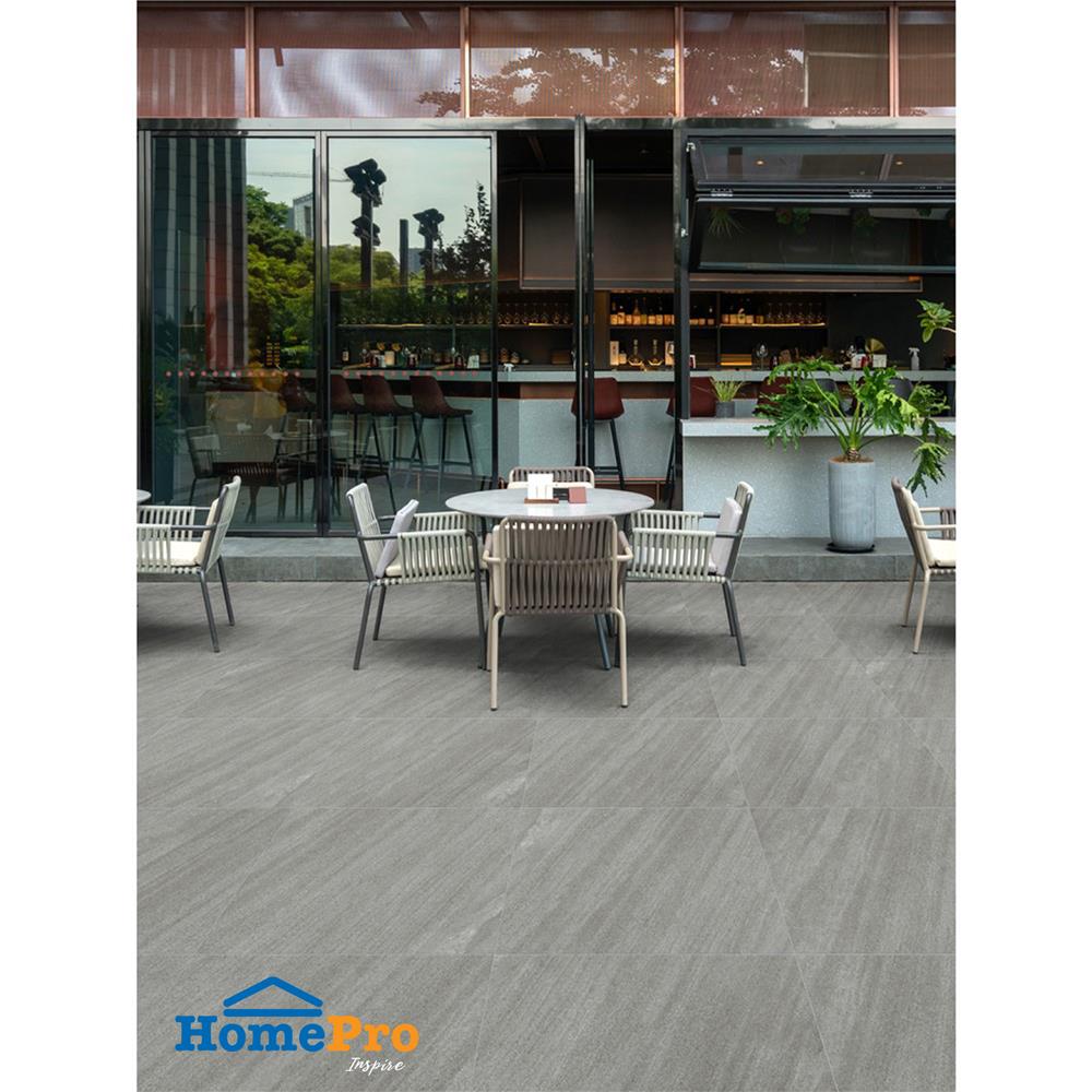 กระเบื้องพื้น 60x60 ซม. COTTO คาแร็กซิส เทาอ่อน PM 1.44 ตร.ม.