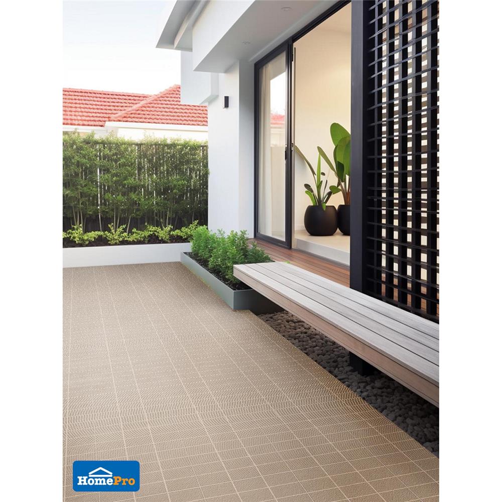 กระเบื้องพื้นพอร์ซเลน  40x40 ซม. CERGRES เบนจิโร่ เบจ A 0.96 ตร.ม.