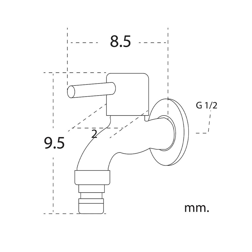 ก๊อกล้างพื้น DONMARK GL-1435