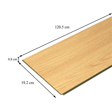 พื้นลามิเนต CROBERN HYBRID 8 มม. 1.85 ตร.ม. สี ASSISI OAK_4