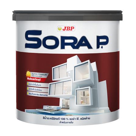 สีน้ำทาฝ้า ชนิดด้าน JBP SORA P 1 แกลลอน_0