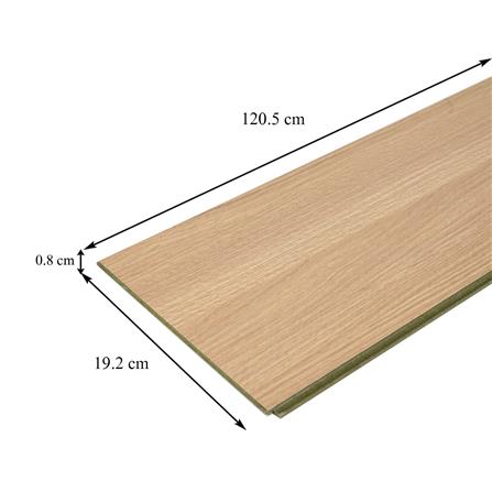 พื้นลามิเนต CROBERN HYBRID 8 มม. 1.85 ตร.ม. สี MARIBO OAK_4