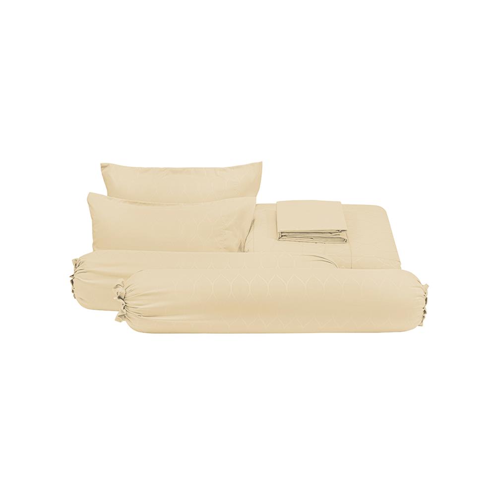 ชุดผ้าปูที่นอน 6 ฟุต 6 ชิ้น PICASSO CLASSIC STYLE สี COPEN CREAM